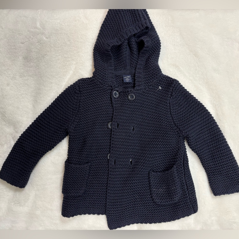 GAP Navy Blue Kids Hooded Sweater